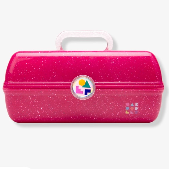 Caboodles pink glitter organizer travel case NWT - Picture 2 of 5